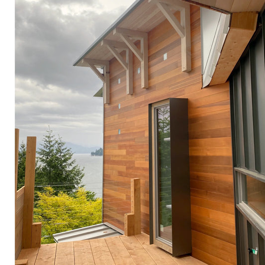 Clear Cedar Vertical Grain - T&G Engineered, Micro V Siding/Planks - Nickel Gap, Fine Line or Flush- Grade A & Better Vertical Grain