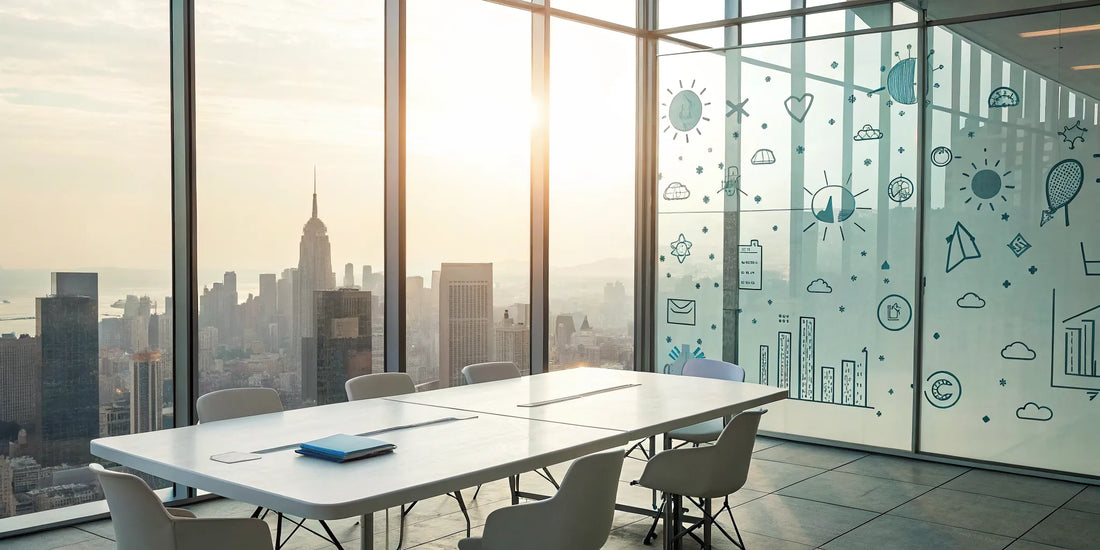 A modern office set for building an employee engagement platform strategy.