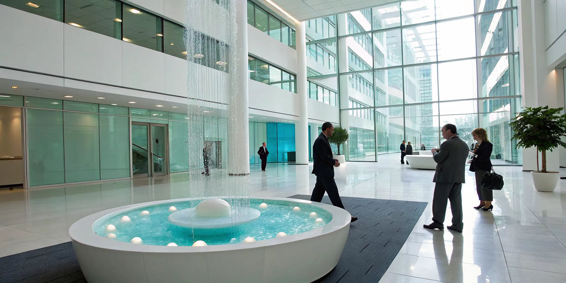 Business professionals networking in an office, building a strong talent pool.