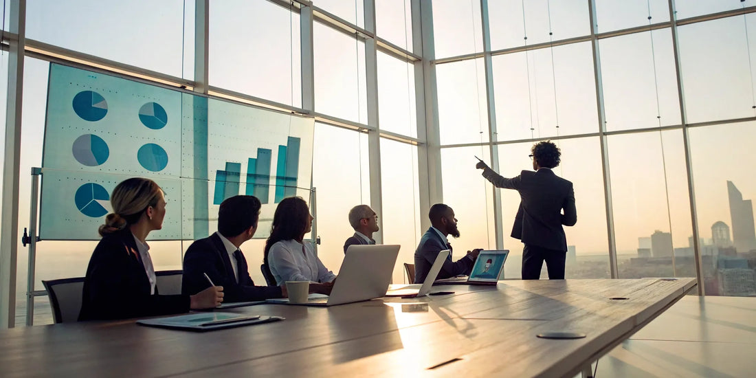 Professionals planning hiring strategies by using data from workforce solutions.