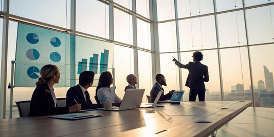 Professionals planning hiring strategies by using data from workforce solutions.
